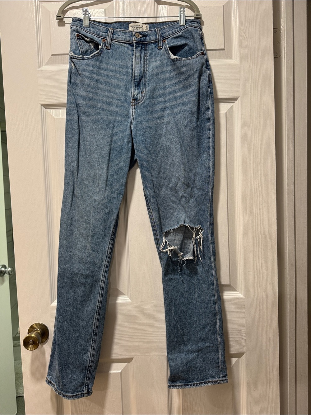 Abercrombie & Fitch The 90’s Straight Ultra High Rise